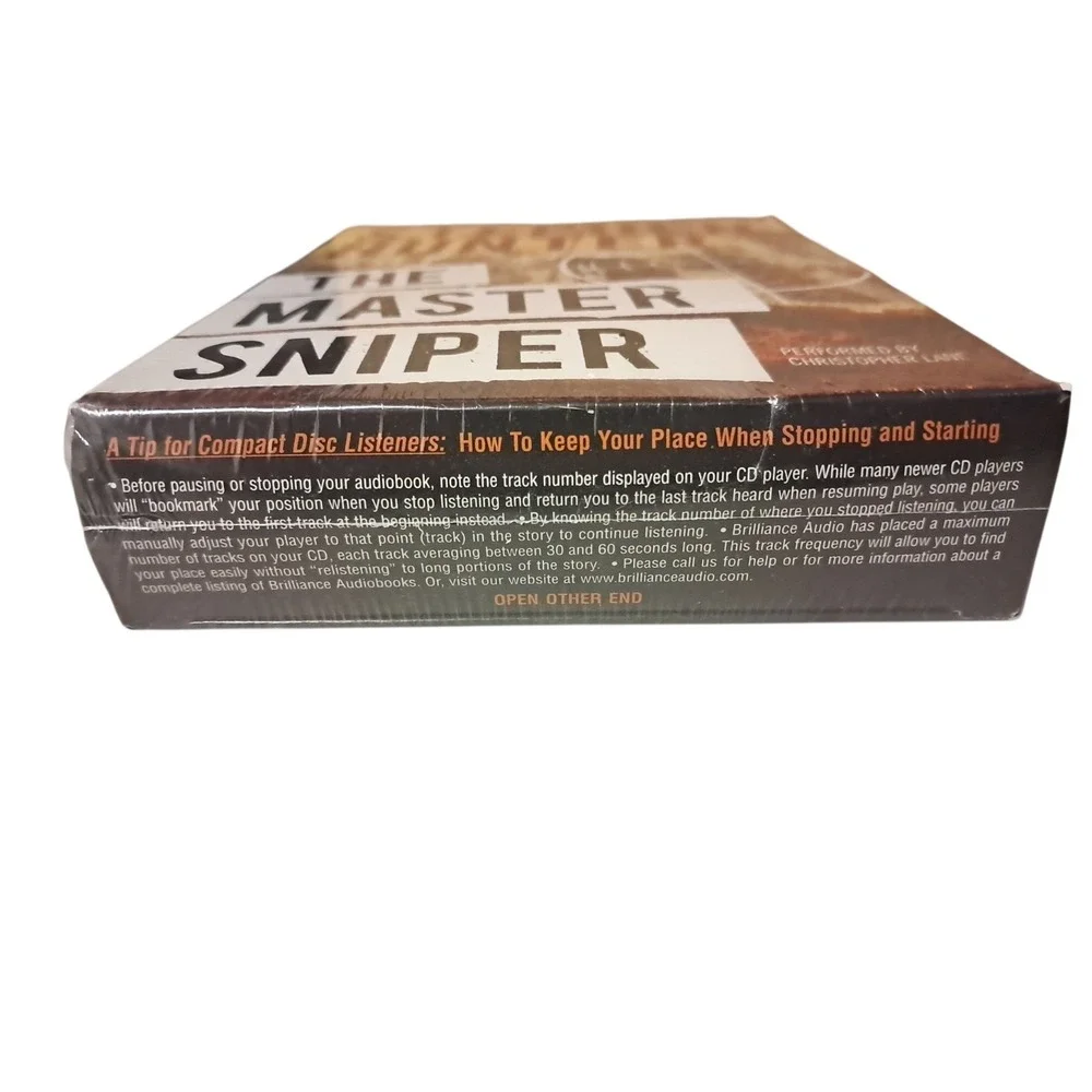 The Master Sniper by Stephen Hunter, Still Factory Sealed (Unabridged edition)